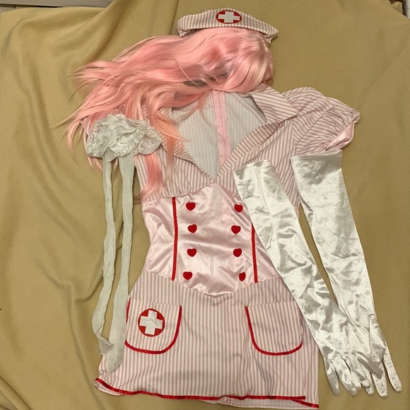 Leg Avenue Other Candy Striperpink Nurse Costume Poshmark
